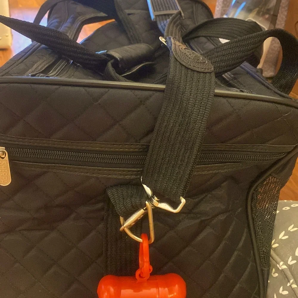Sherpa’s Pet Carrier with poop-bag dispenser